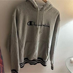 Champion Sweatshirt Hoodie Grey size M Men